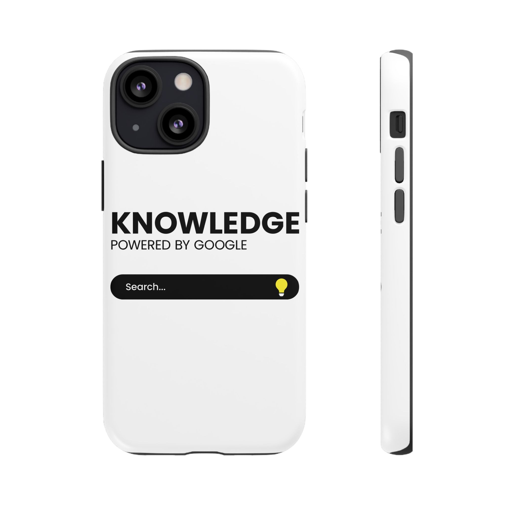 Phone Case — "Knowledge Powered by Google" Search Bar Design