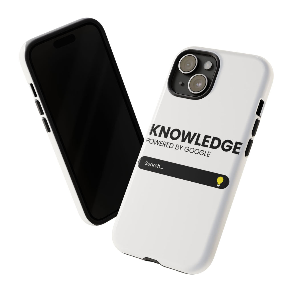 Phone Case — "Knowledge Powered by Google" Search Bar Design