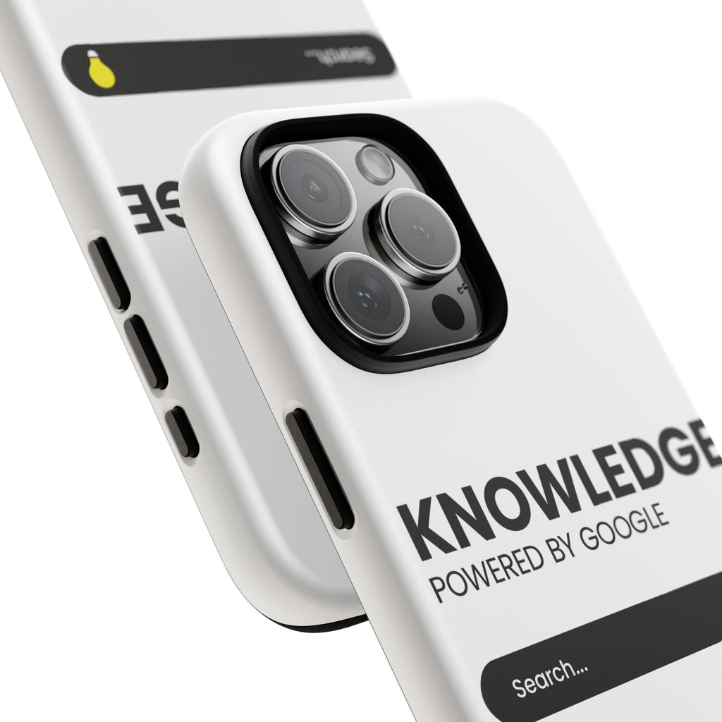 Phone Case — "Knowledge Powered by Google" Search Bar Design