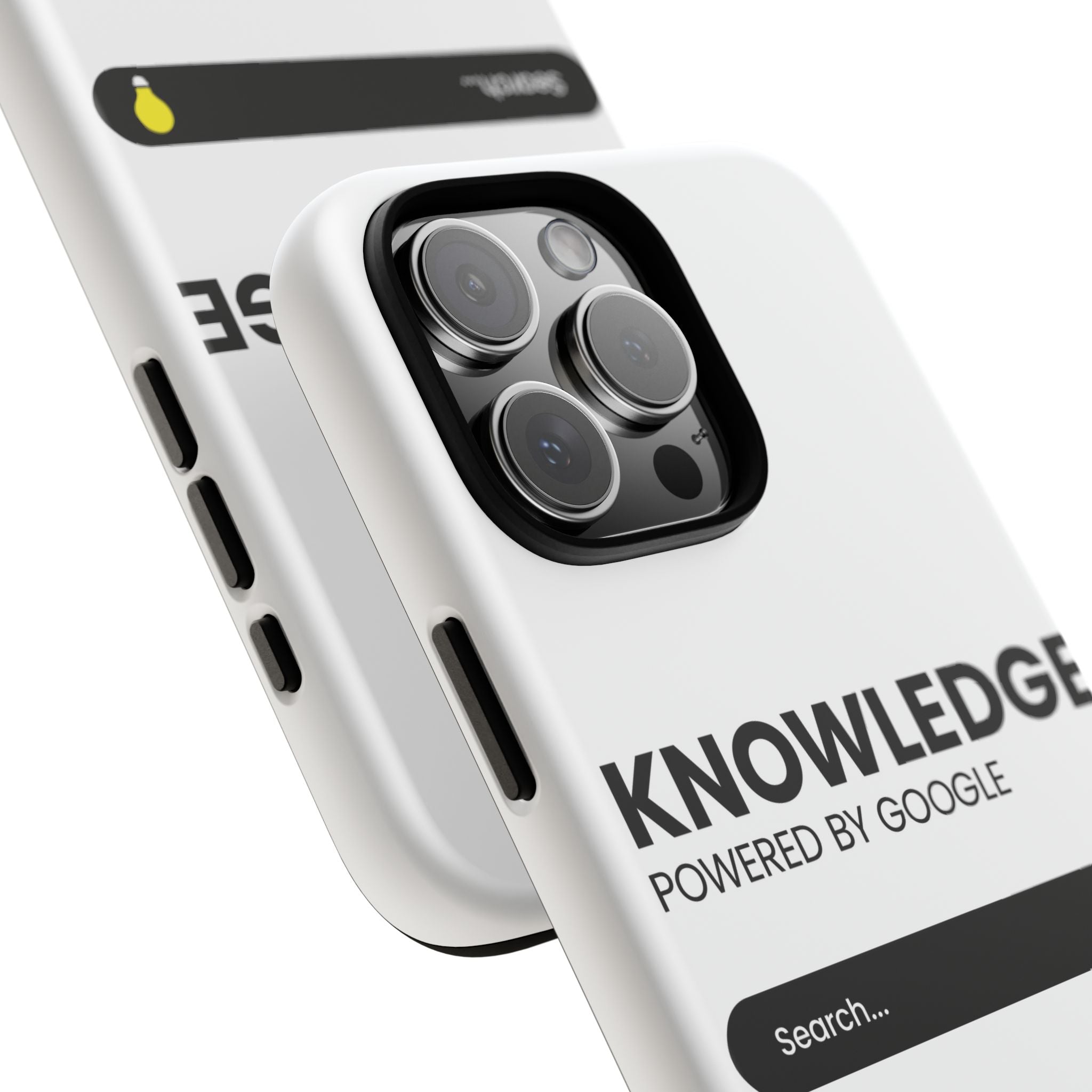 Phone Case — "Knowledge Powered by Google" Search Bar Design