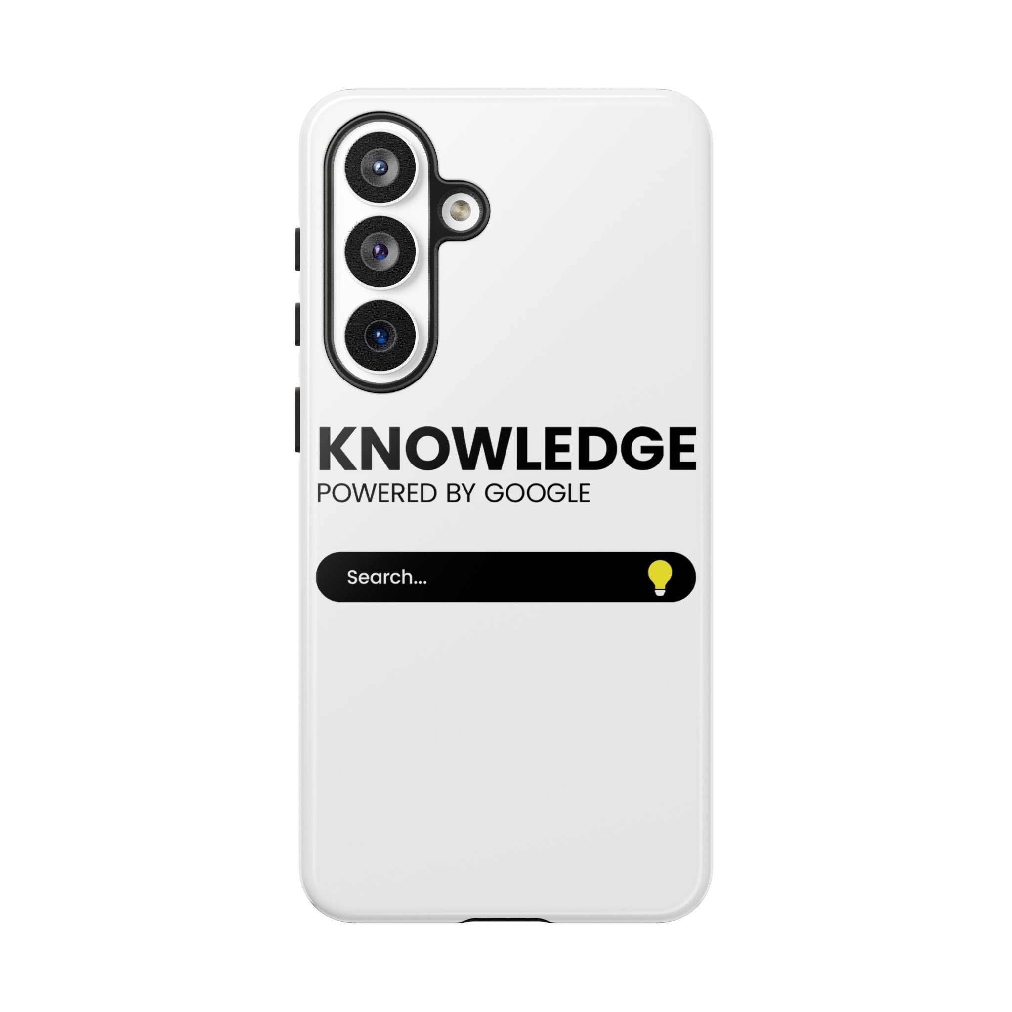 Phone Case — "Knowledge Powered by Google" Search Bar Design