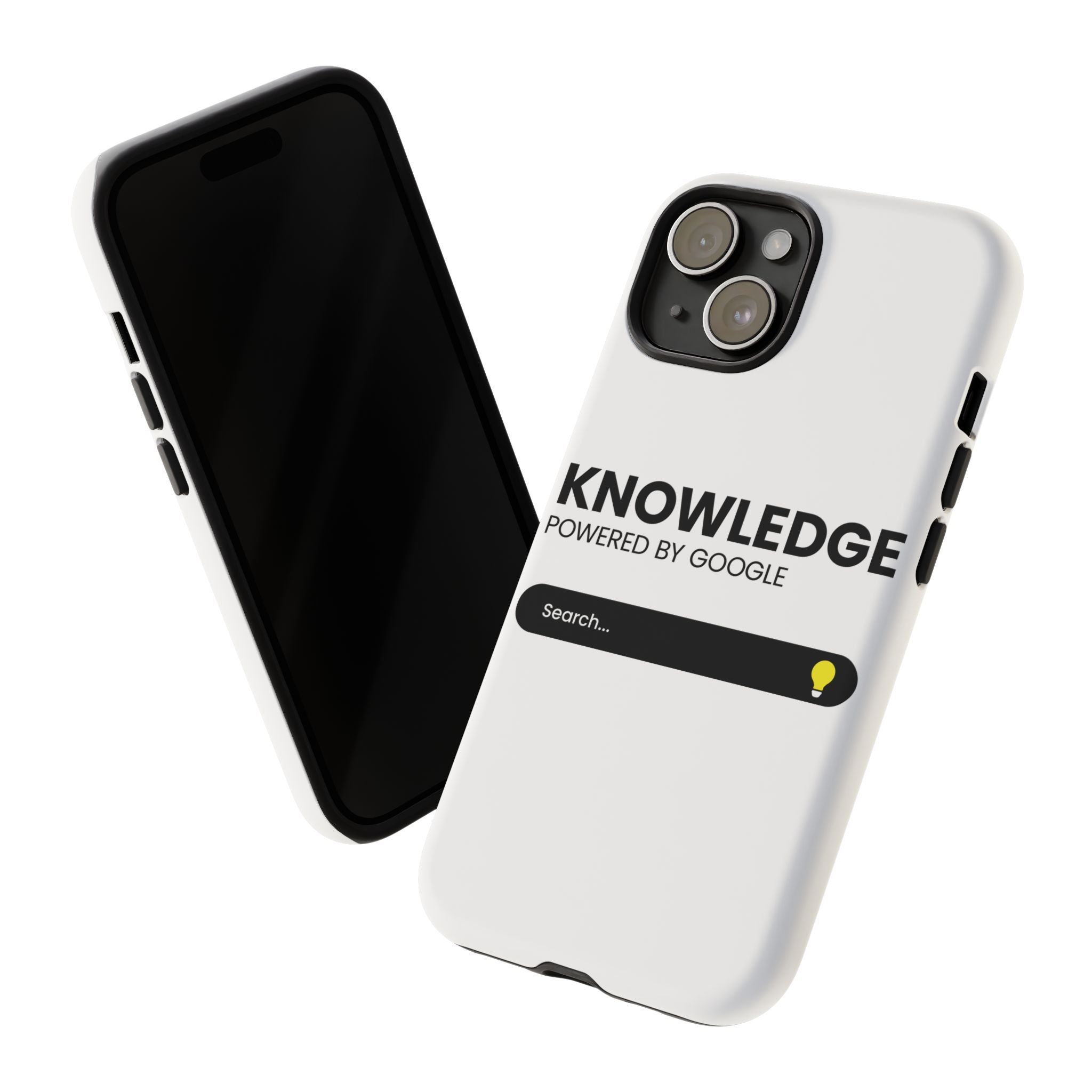 Phone Case — "Knowledge Powered by Google" Search Bar Design