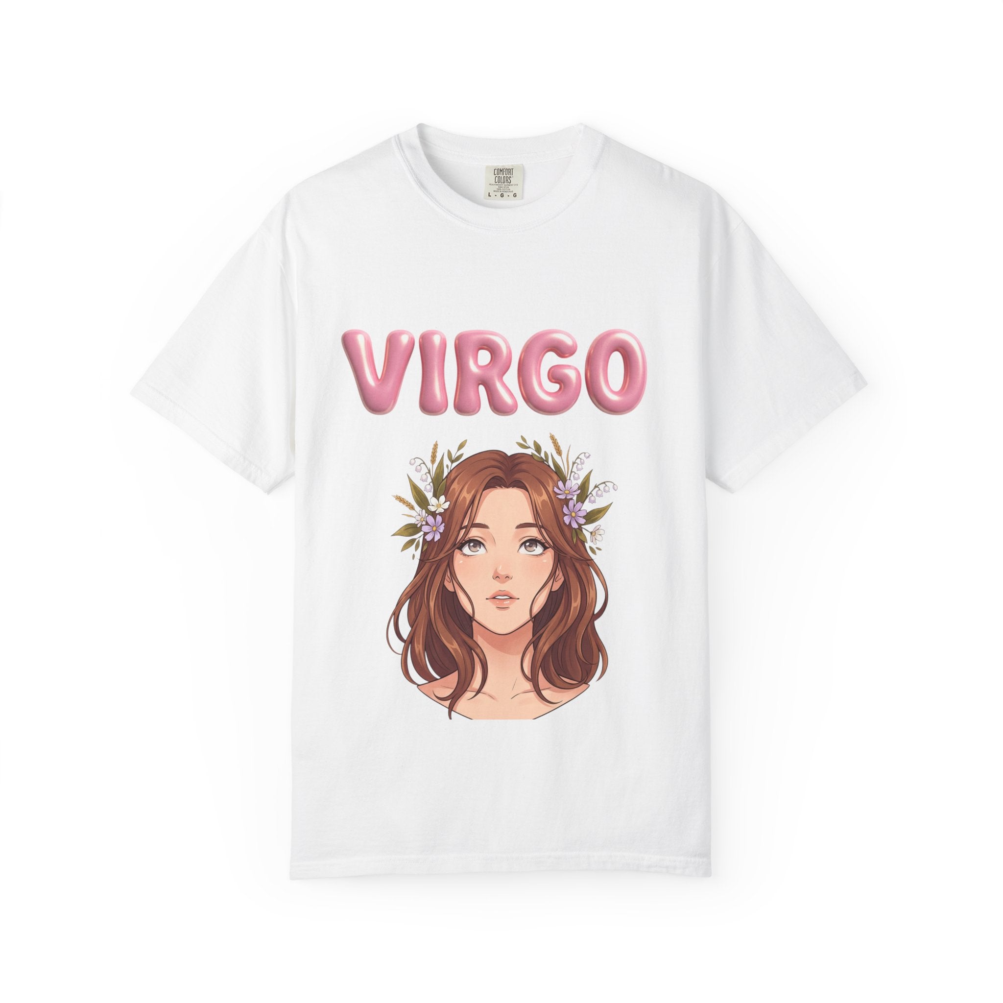 Virgo Zodiac T-Shirt — Virgo Girl Graphic Tee with Traits (Grounded, Smart, Trustworthy)