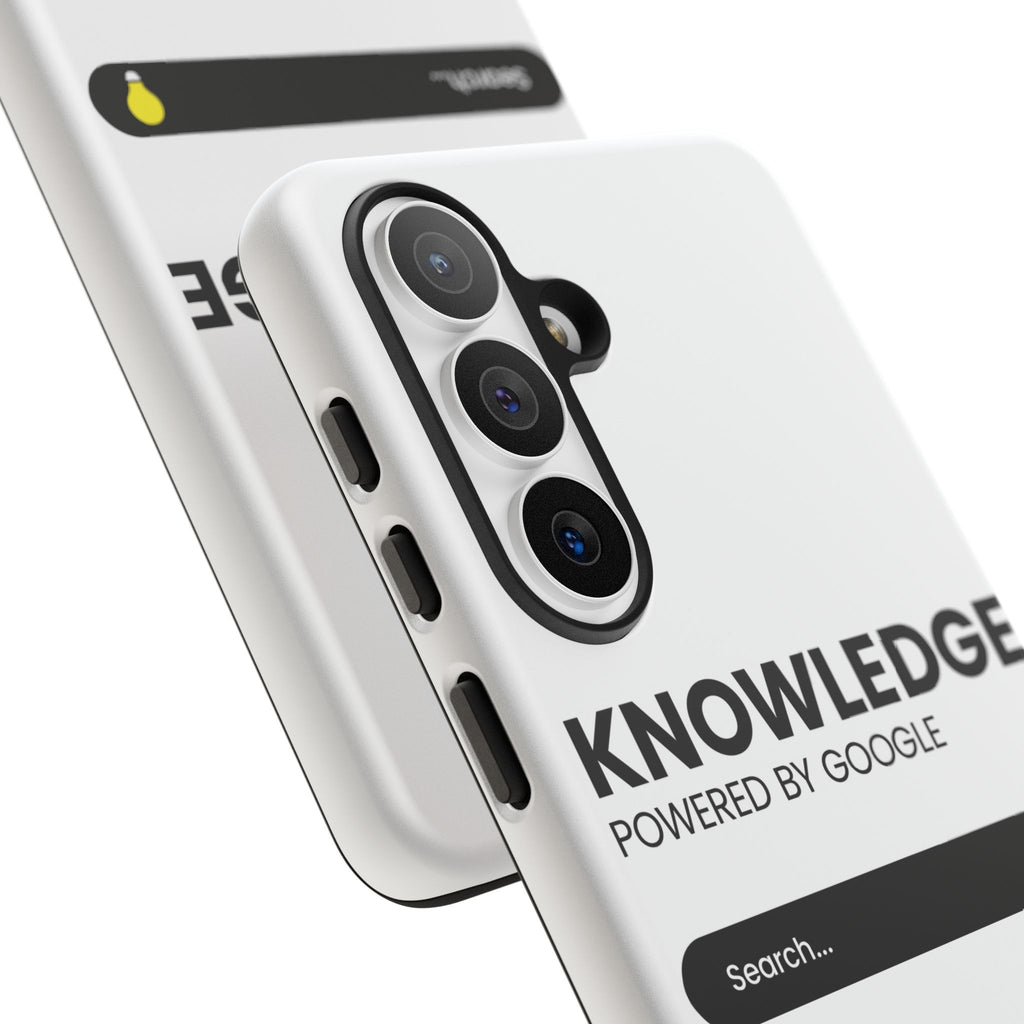 Phone Case — "Knowledge Powered by Google" Search Bar Design