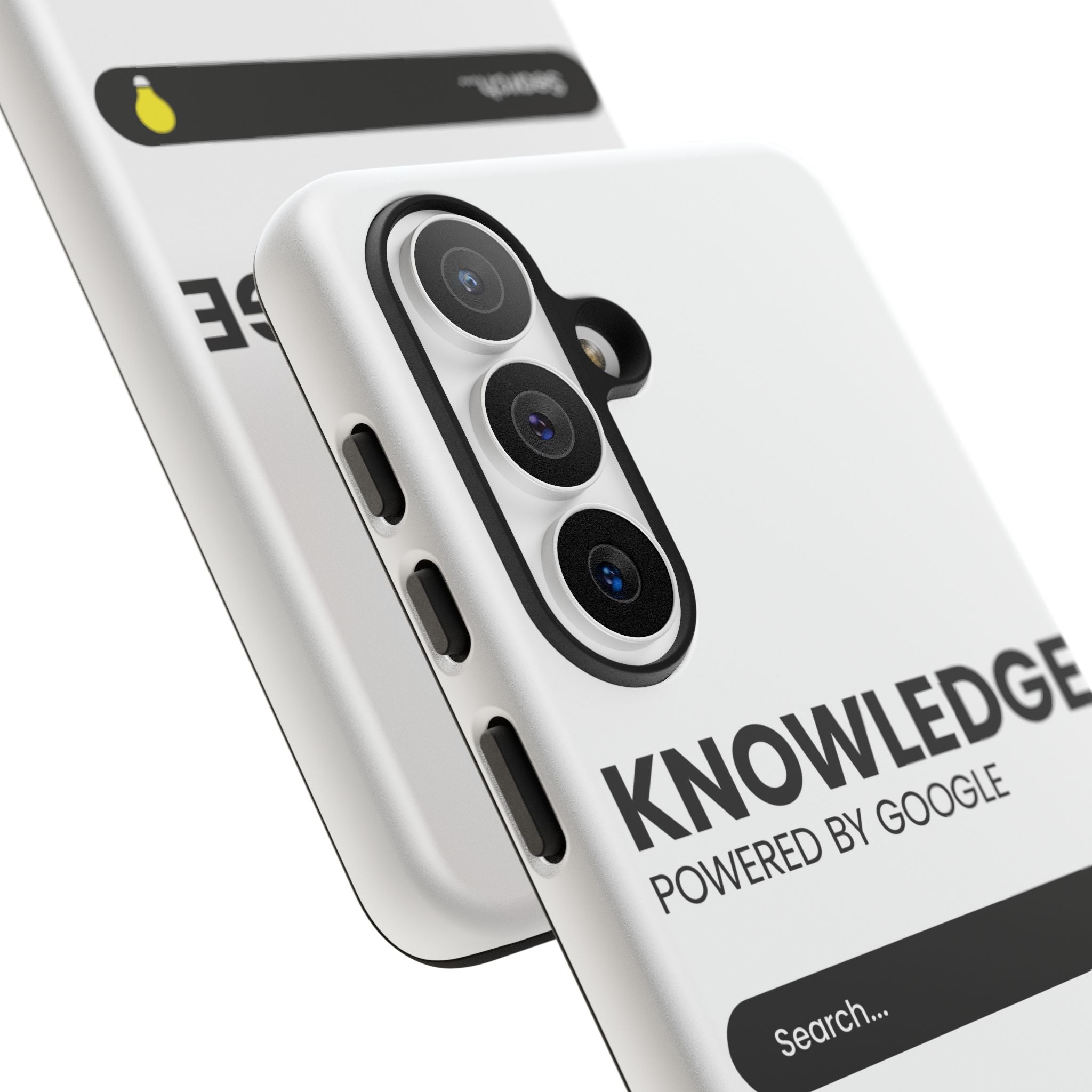 Phone Case — "Knowledge Powered by Google" Search Bar Design