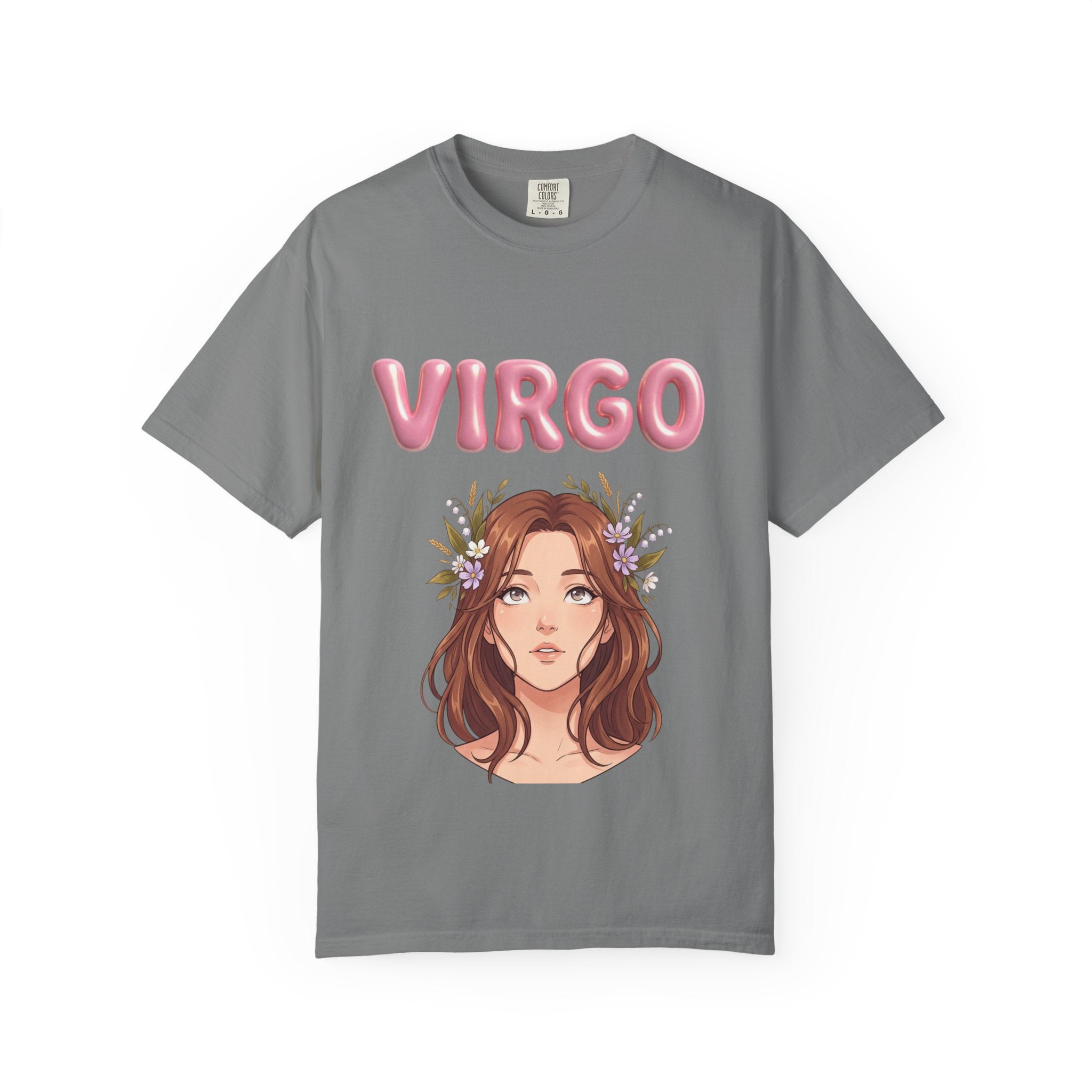 Virgo Zodiac T-Shirt — Virgo Girl Graphic Tee with Traits (Grounded, Smart, Trustworthy)