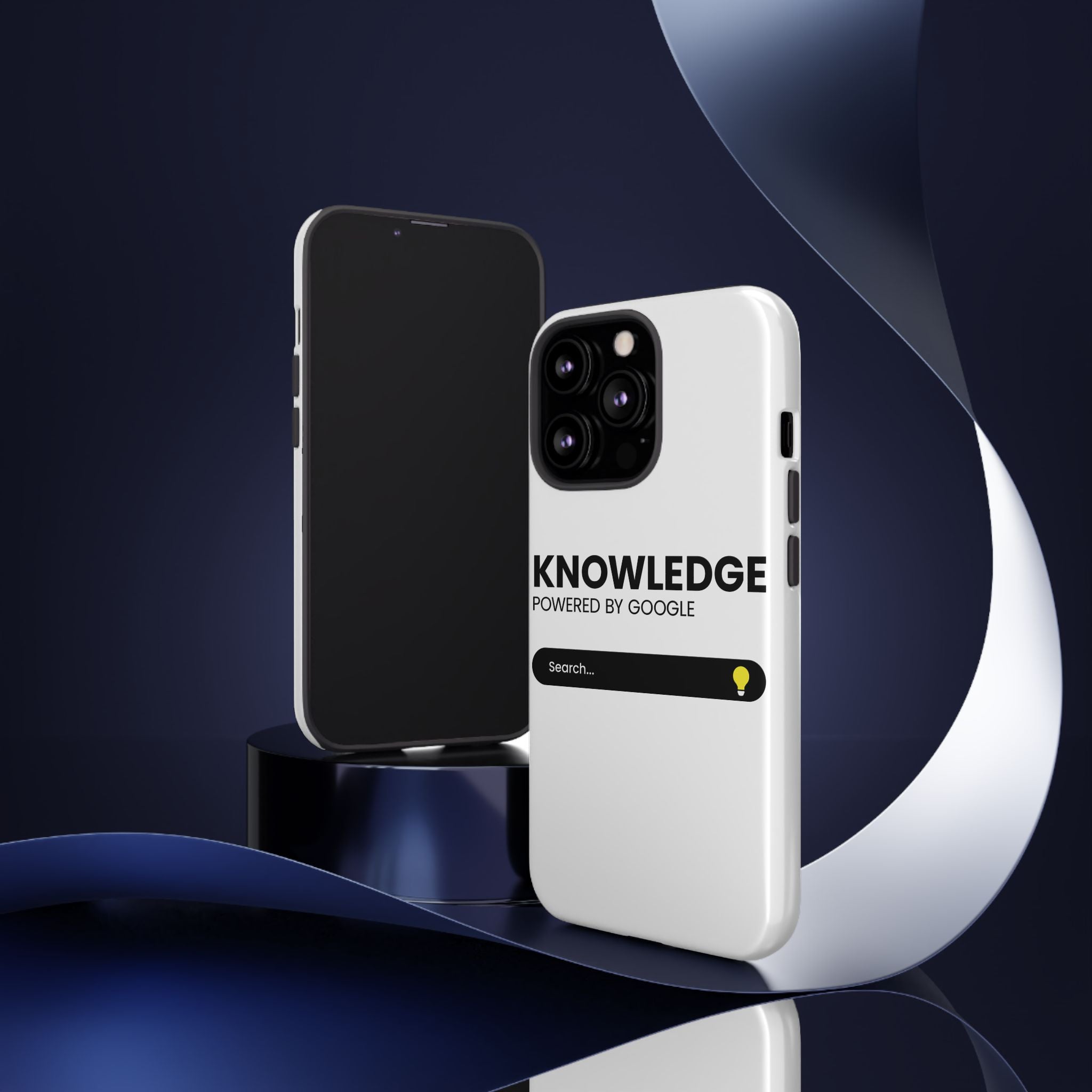 Phone Case — "Knowledge Powered by Google" Search Bar Design