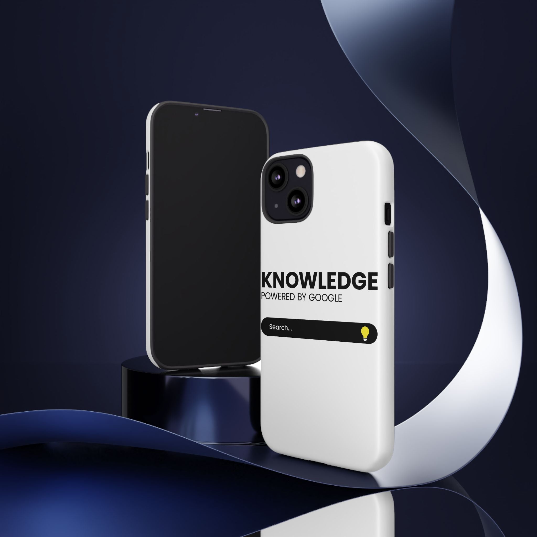 Phone Case — "Knowledge Powered by Google" Search Bar Design