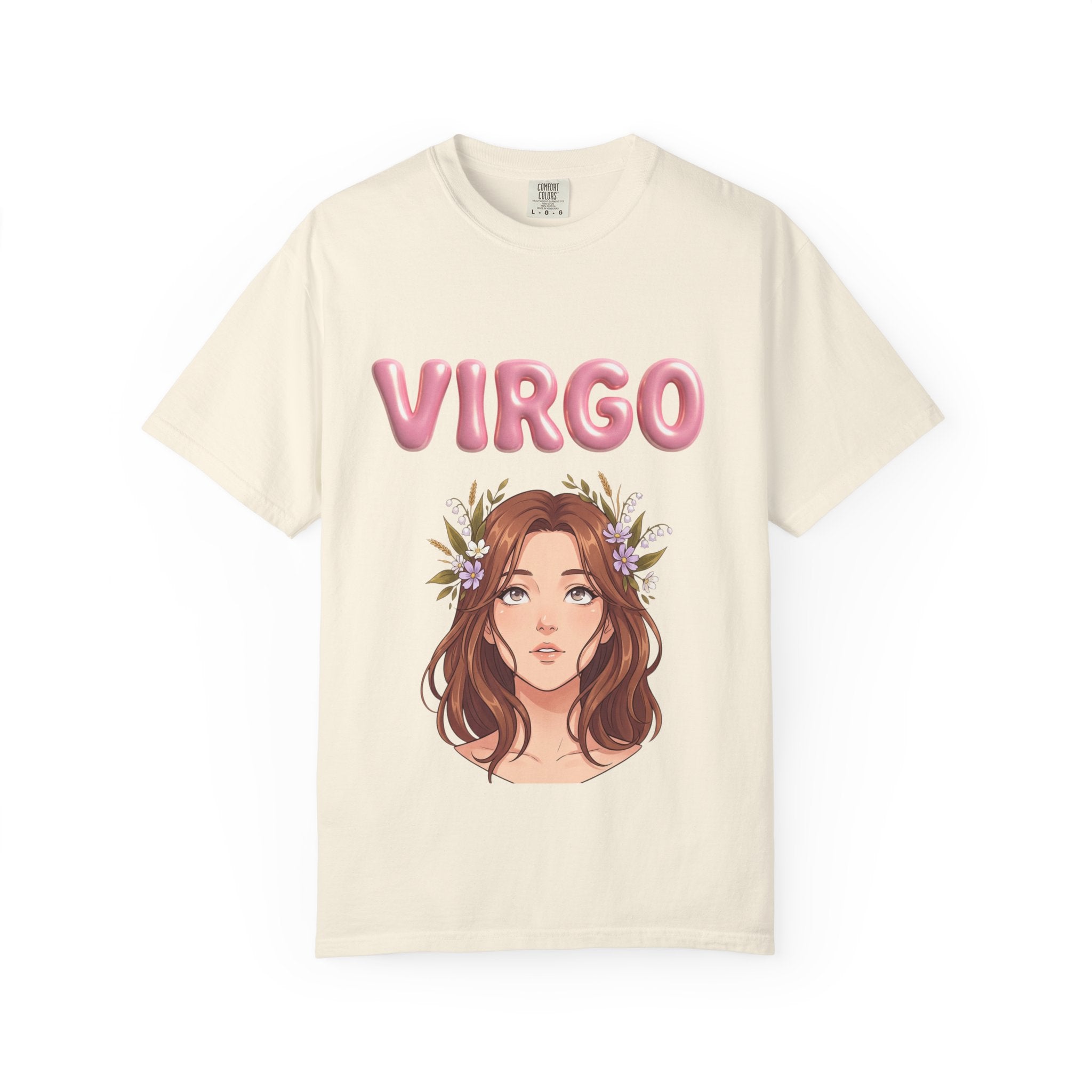 Virgo Zodiac T-Shirt — Virgo Girl Graphic Tee with Traits (Grounded, Smart, Trustworthy)