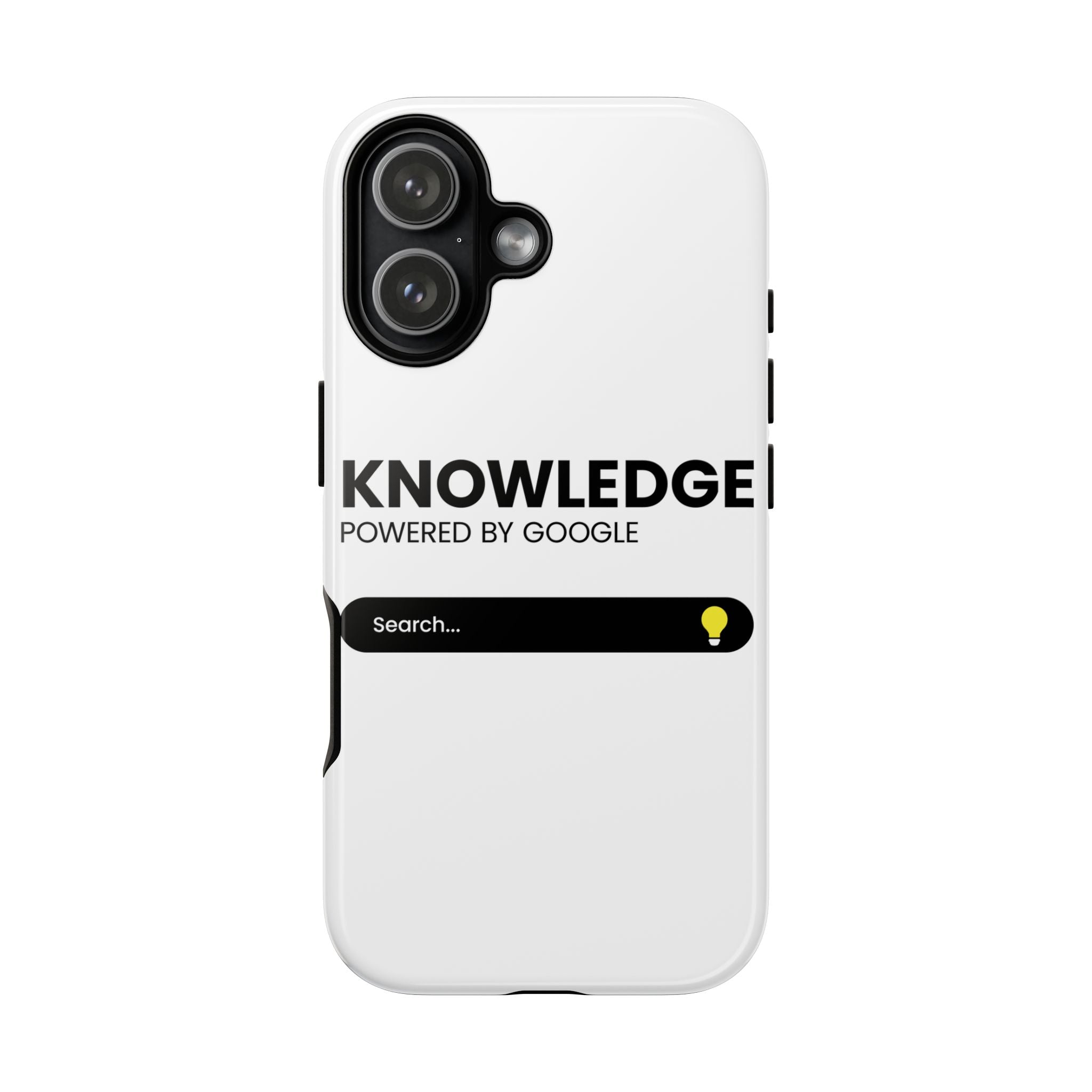 Phone Case — "Knowledge Powered by Google" Search Bar Design