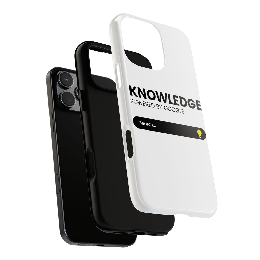 Phone Case — "Knowledge Powered by Google" Search Bar Design