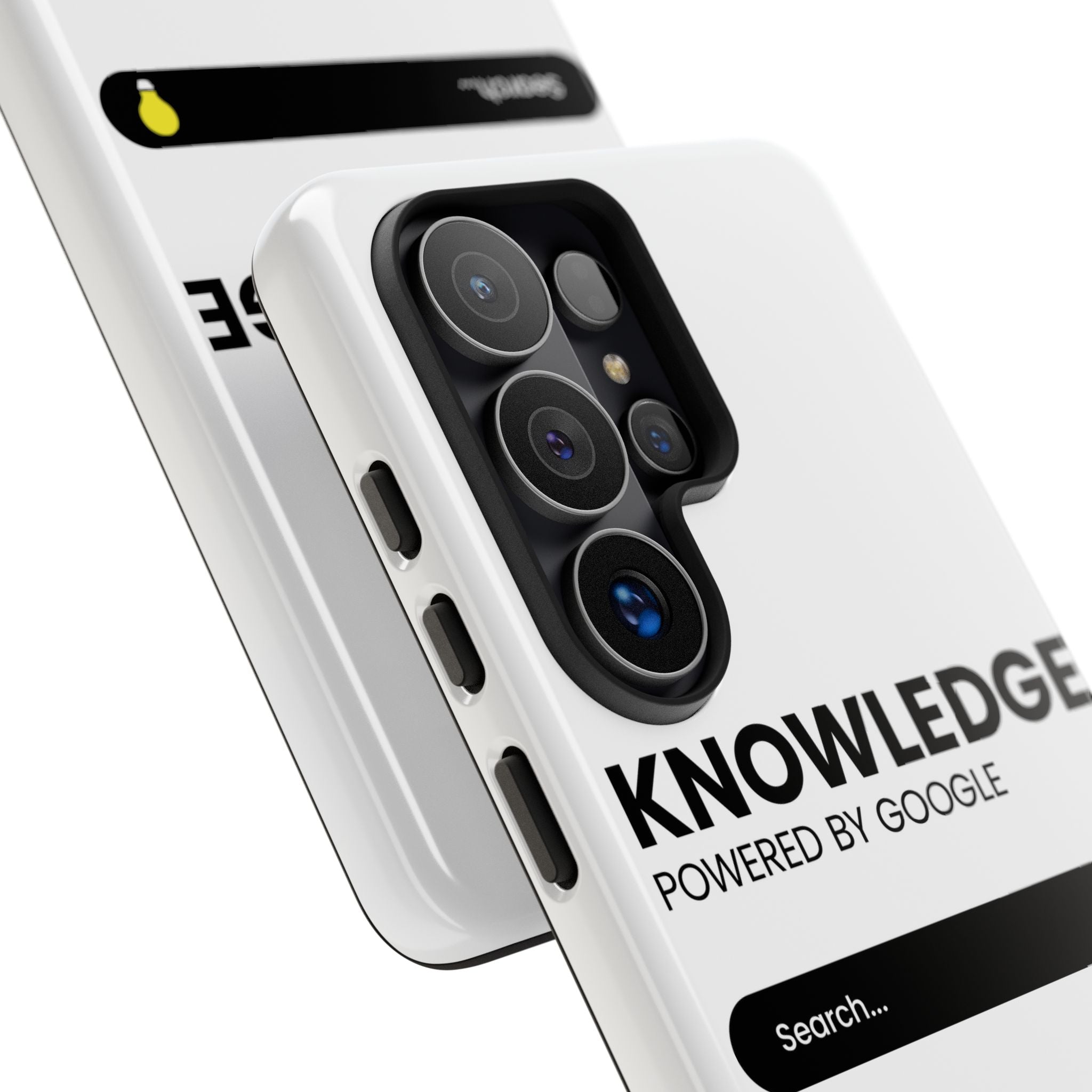 Phone Case — "Knowledge Powered by Google" Search Bar Design