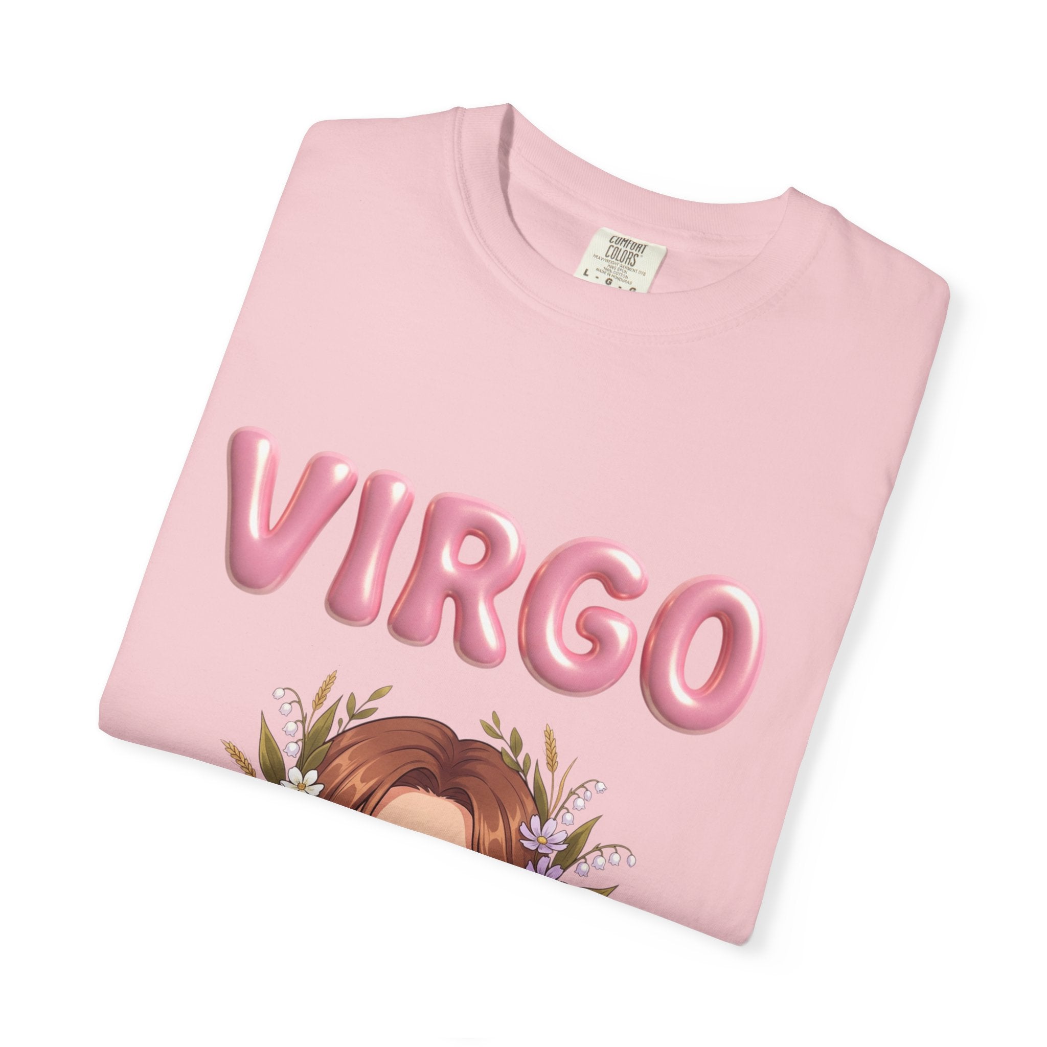 Virgo Zodiac T-Shirt — Virgo Girl Graphic Tee with Traits (Grounded, Smart, Trustworthy)