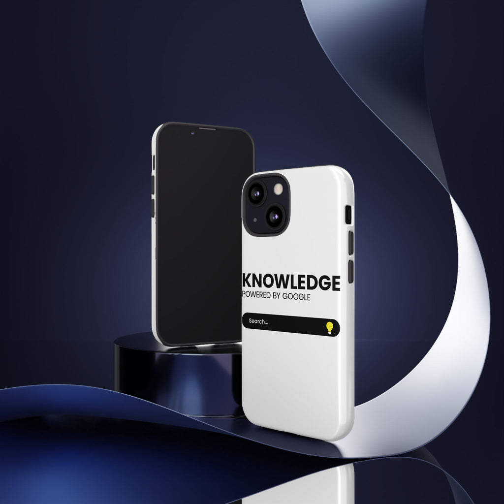 Phone Case — "Knowledge Powered by Google" Search Bar Design